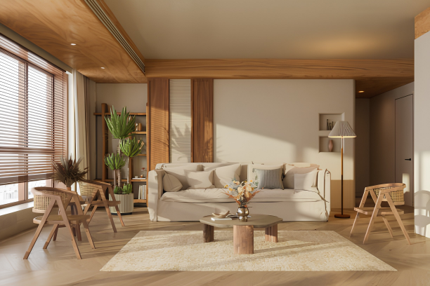 Soft warm interior design inspiration